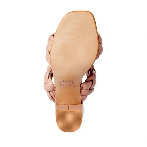 Madden NYC - Blush - Braided Chunky Heel - Women’s Shoes - Picture 5 of 5
